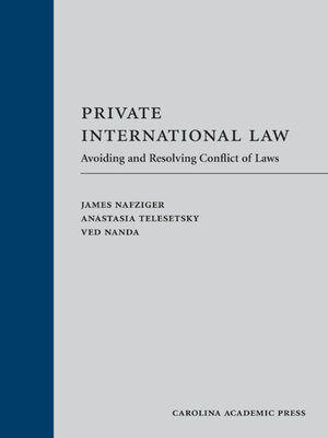cover image of Private International Law
